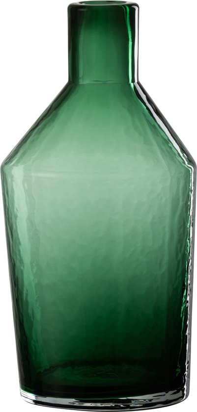 J-Line vase Fles Decoratief - glas - groen - small