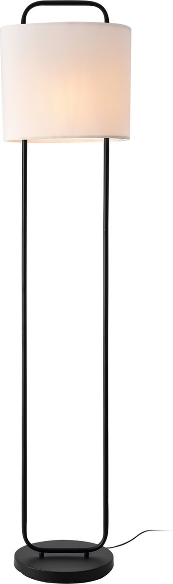 Staande lamp Meløy vloerlamp 162 cm E27 zwart en wit lux.pro