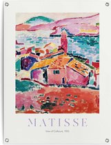 Tuinposter Matisse - Les toits de Collioure 80x60 cm