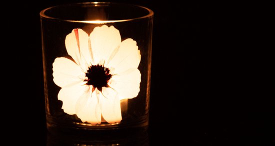 Photophore de table Summer Rose fluo