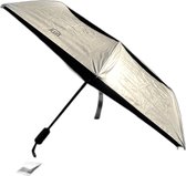 JUJA - Parapluie anti-UV pour adultes - Charlie - Automatique - UPF80+ - Argent - taille Onesize