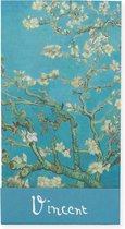 Carnet A7, paperboard à carrés, Fleur d'amandier, Van Gogh