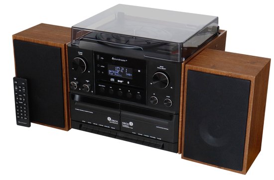 soundmaster NR540 Nostalgisch Muziekcentrum met USB en codering, CD-MP3