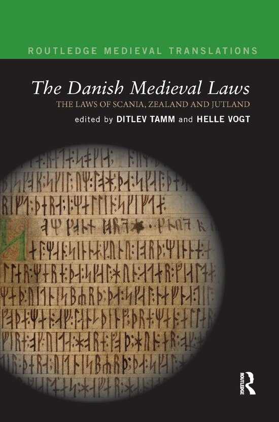 Routledge Medieval Translations-The Danish Medieval Laws - cover