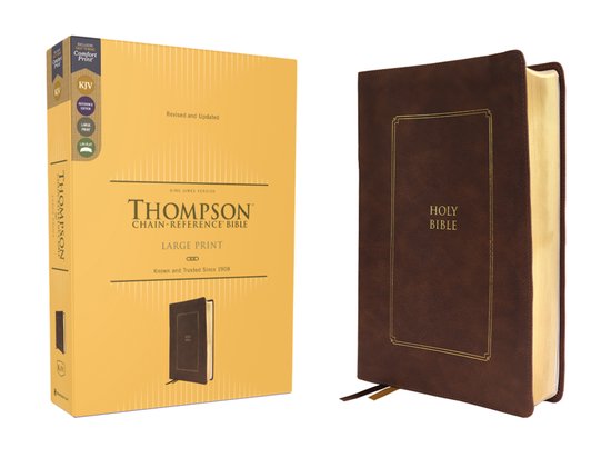 KJV, Thompson Chain-Reference Bible, Large Print, Leathersof ... - cover