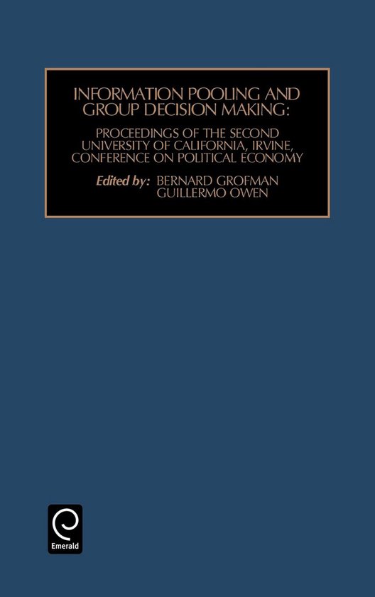 Decision Making - a Series of Monographs- Information Poolin ... - cover
