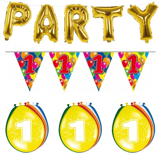Folat 2X Decken-Deko '55. Geburtstag' – Hängende Zahlen-Dekoration, 75 Cm Lang, Für Kinderparty