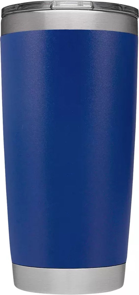 Newcups - Color Koffiebeker RVS – 590 ml - BPA-Vrij - thermobeker - Blauw