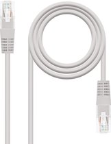 Rainbecom - Internetkabel 1 meter - Patchkabel- CAT5e - UTP - kabel - RJ45 - Grijs