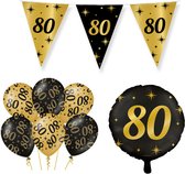 Classy Party 80 jaar verjaardag versiering pakket