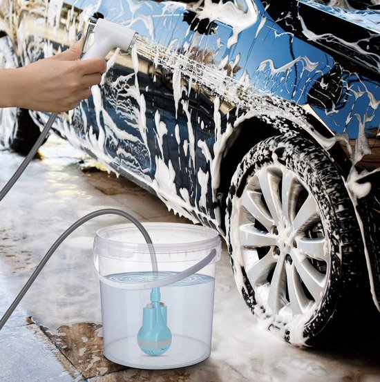 Campingdouche - portable shower - lithium battery - douche - incl. extra waterpistool van Camp Gear — afbeelding 4
