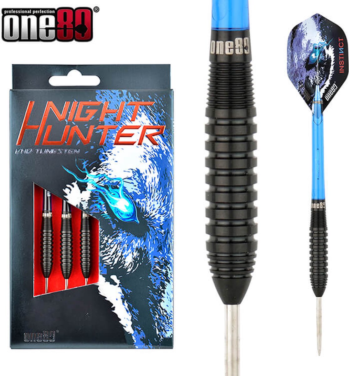 ONE80 Night Hunter Sting 90% - Dartpijlen - 24 Gram