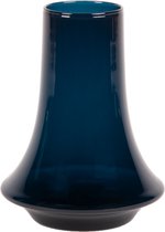 XLBoom Spinn Vaas Medium - Glas - Voor Binnen - Blauw - 20 × 20 × 25 cm