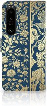 Foto hoesje Sony Xperia 1 IV Telefoon Case Beige Flowers