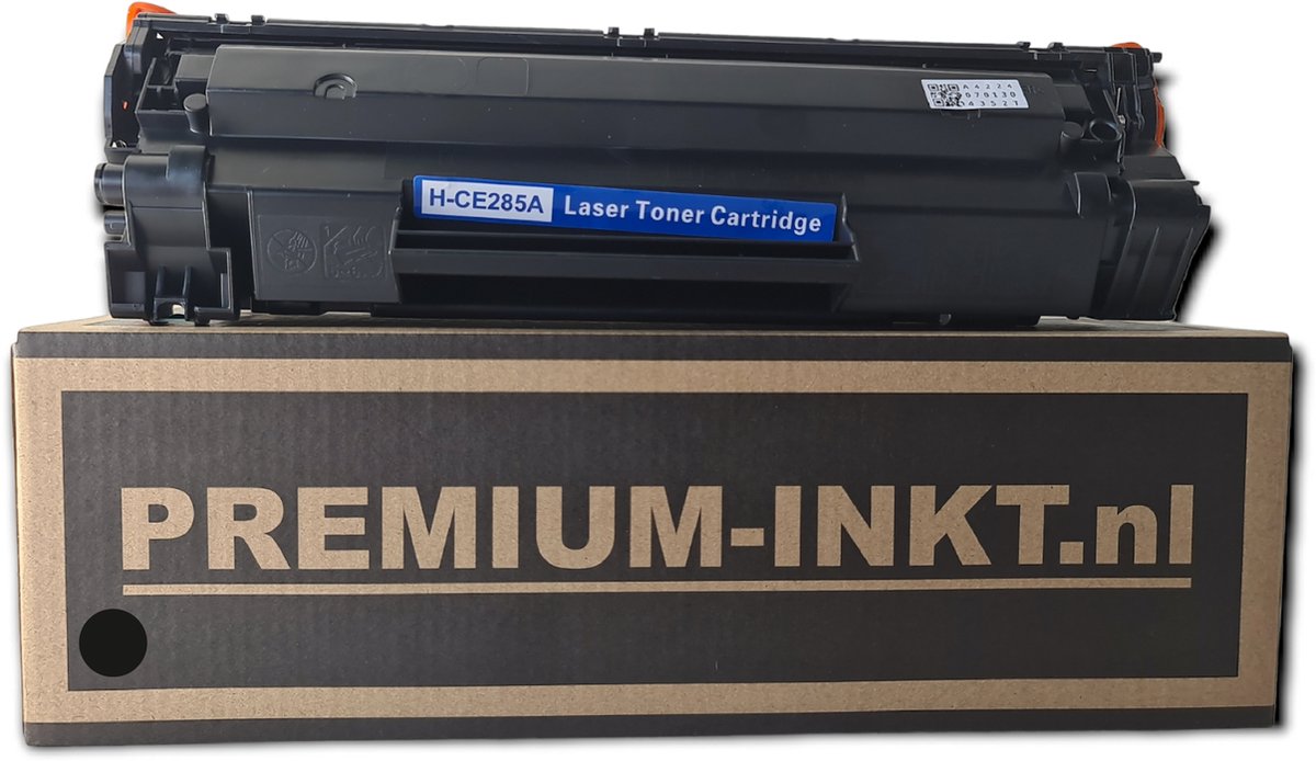 Premium-inkt.nl Geschikt voor HP 85A (CE285A) CE-285 A- HP Laserjet pro M1214nfh /HP Laserjet pro M1217nfw/ HP Laserjet pro M1218nf/ HP Laserjet pro M1219nf-Zwart Toner Met Chip