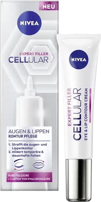 Cellular Expert Filler Eye & Lip Contour Cream - Oční Krém 15ml - NIVEA