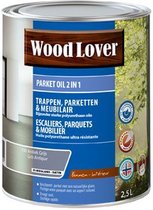 Wood Lover Huile Parquet 2 En 1 2,5 Litre Grijs Antique