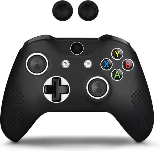 Siliconen Controller Hoesjes | 5.1 | Zwart | Beschermhoes Skin Grip | Softcover Case | Geschikt voor de volgende console(s): Xbox One