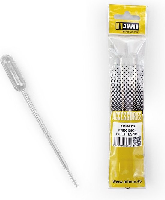 AMMO MIG 8235 Petites Pipettes 1ml - 4pc Ensemble d' Accessoires de vêtements pour bébé