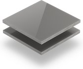Plexiglas satijn cement glans/mat 4 mm - 70x60cm