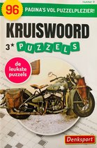 Denksport | Puzzelboek | Kruiswoord 3* | Kruiswoordpuzzels | Puzzels | Denksport puzzelboekjes | 96 puzzels!