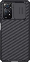 Nillkin CamShield Hoesje voor de Xiaomi Redmi Note 11 Pro (5G) - Back Cover met Camera Slider Zwart