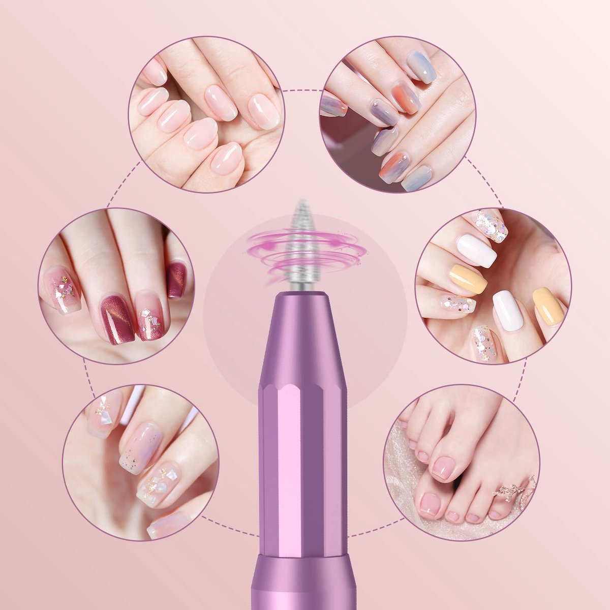 Goedkoopste Nagelfrees – Nagelvijl – Elektrische Nagelvijl – Automatische Nagelvijl – Manicure en Pedicure – Nagelsalon - Electric nail file