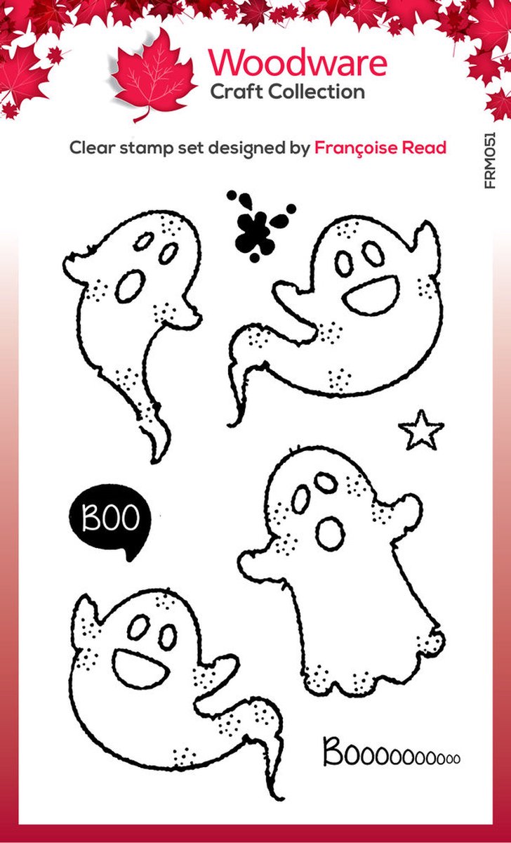 Tiny Ghost Clear Stamps (FRM051)