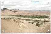 WallClassics - Tuinposter – Woestijn Gebied  - 60x40 cm Foto op Tuinposter  (wanddecoratie voor buiten en binnen)