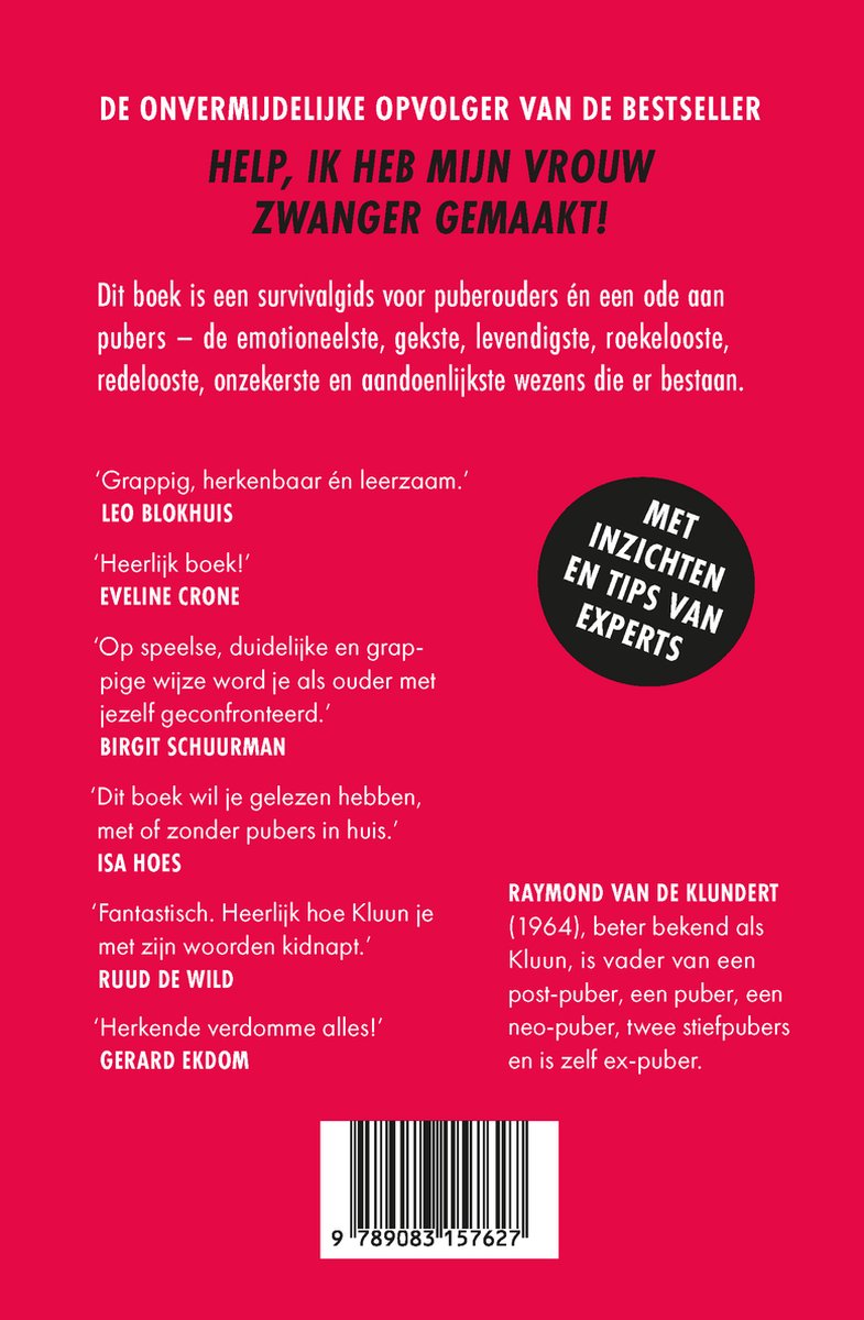 Help, ik heb een puber! - back cover