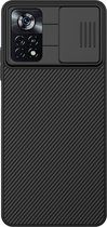 Nillkin Hoesje Geschikt voor Xiaomi Poco X4 Pro 5G - Nillkin CamShield Case - Zwart