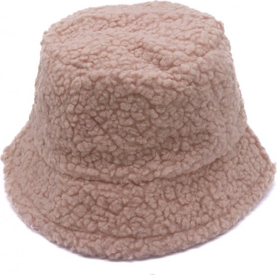 Hoedje Maken Van Stof Bucket Hat Teddy Stof Roze - Vissershoedje Imitatie Bont Hoedje | bol.com
