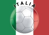 Papieren Placemats Onderleggers "Italia WK Italië" 50 stuks (30x42cm)