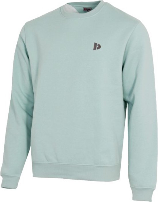 Donnay - Fleece sweater ronde hals Dean - Sporttrui - Heren - Maat XXL - Sage green (099)
