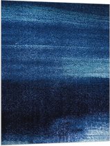 WallClassics - Vlag - Abstracte Blauwe Puntjes - 75x100 cm Foto op Polyester Vlag