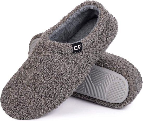 Winter-Hausschuhe Warme Indoor-Dicksohlen-Herrenschuhe Plüsch Dual-Use-Schuhe Le