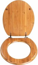 Toiletbril Bamboe - WC bril Bamboe - Gelakt - Universele Maat - FSC®-gecertificeerd -