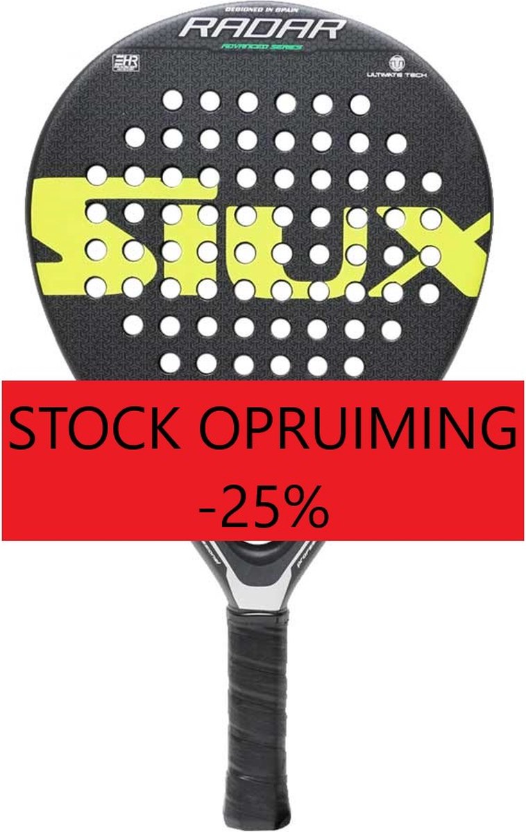 Siux RadarPadel Racket stockopruiming -25%