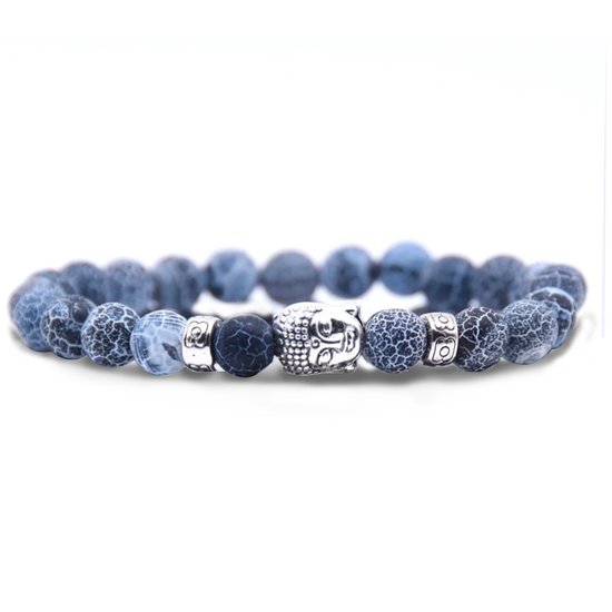 Hamsa Hand Armband - De Hand Van Fatima - Fatimas Hand Met Nazar Boze Oog Geluk Bescherming Symbool Amulet Decoratie Bracelet Blauw