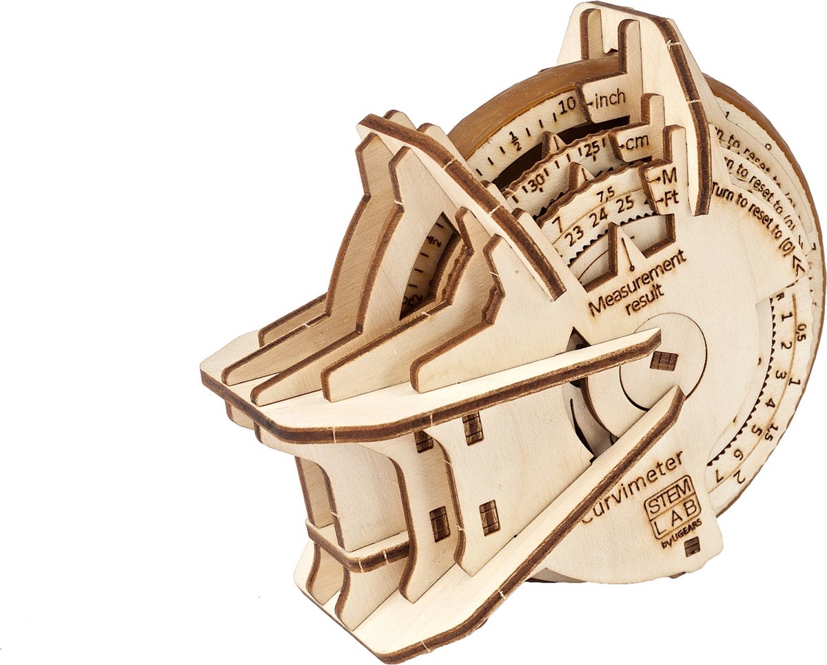 UGEARS Houten 3D Model - Stem Lab - Krommingsmeter — afbeelding 3