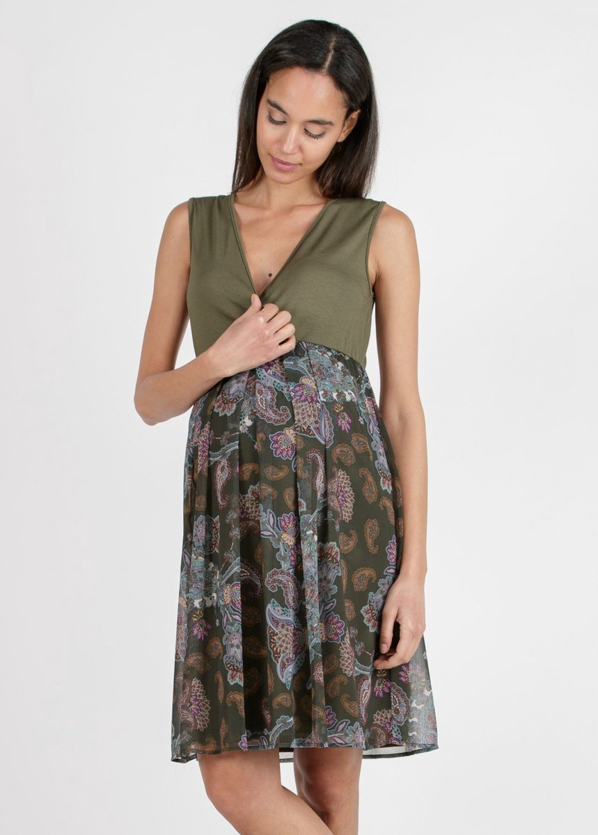 JANET - moederschap- en verpleegjurk 2-delige set XL