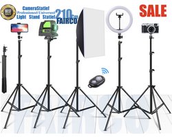 HiCHiCO Smartphone Tripod Camera Statief 1 + Bluetooth Remote Shutter