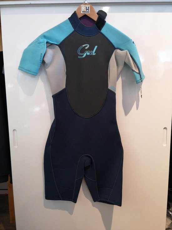 Gul wetsuit shorty dames maat 10 navy bol