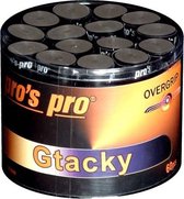 Pro's Pro Gtacky overgrips - zwart - 60stuks
