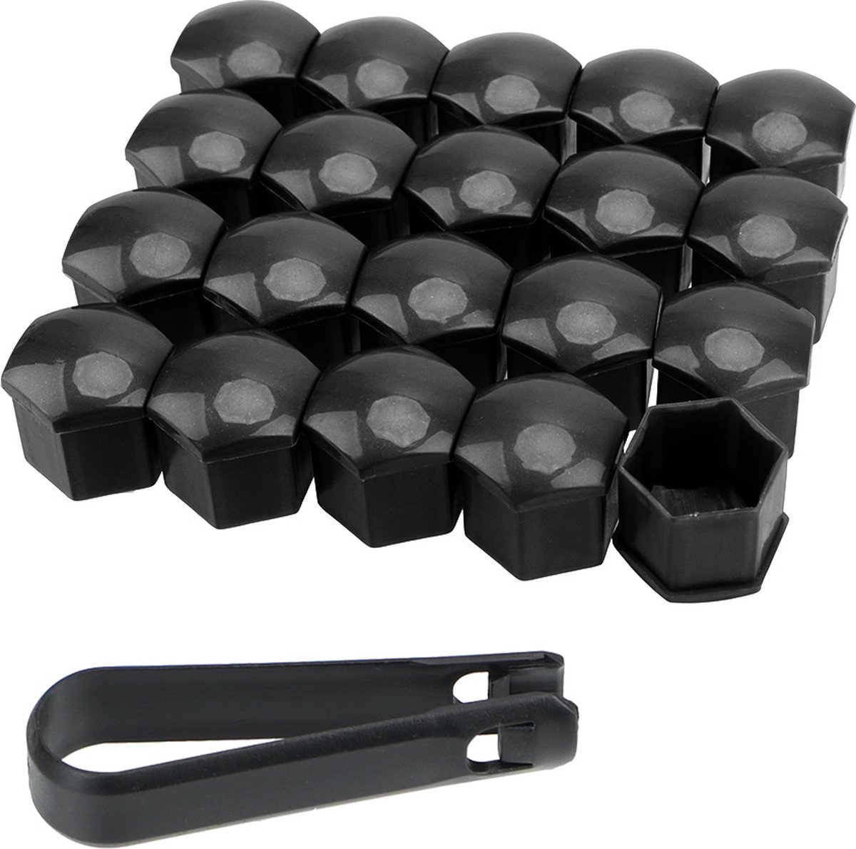 20 Capuchons Pour écrous De Roue 17mm - Protection Anti-rouille - Compatible Multi-marques