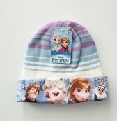 Disney Frozen Muts - Wit - Blauw - Paars - Maat 54 cm