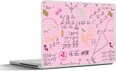 Laptop sticker - 15.6 inch - Wiskunde - Doodle - Geometrie - Regenboog - Patronen - 36x27,5cm - Laptopstickers - Laptop skin - Cover