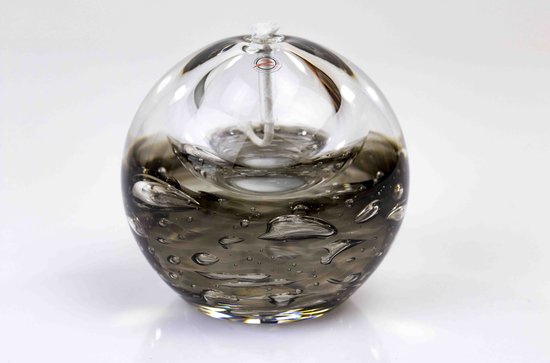 Olielamp met lont - Olielamp glas - Olielamp binnen - Olielampjes voor op tafel - Smoke van Mona Liza — afbeelding 3