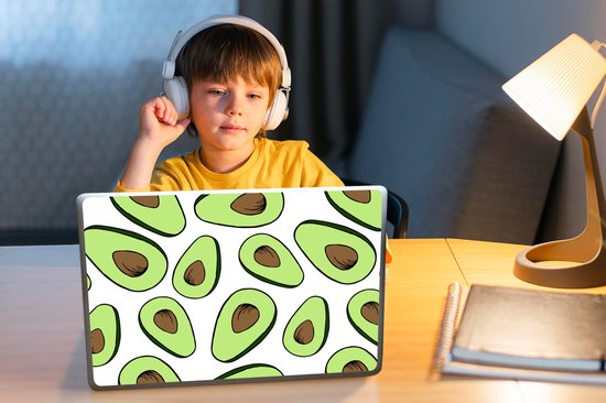 Autocollant pour ordinateur portable - 14 pouces - Avocat - Motifs - Pastel - 32x5x23x5cm - Autocollants pour ordinateur portable - Peau pour ordinateur portable - Couverture