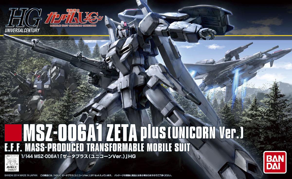 Gundam HGUC MSZ-006A1 Zeta Plus (Unicorn Ver.) Model Kit
